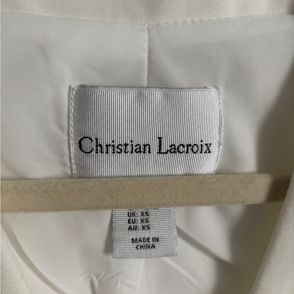 Christian Lacroix Ivory Buttoned Vest - Picture 5 of 5
